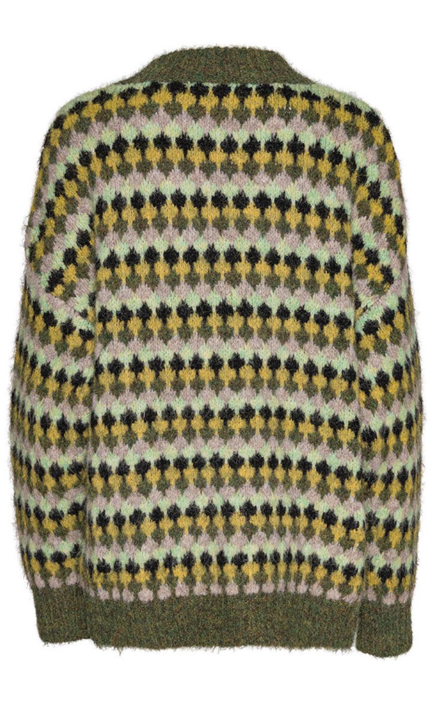 A-View Pullover - Patrisia - Green/Sand