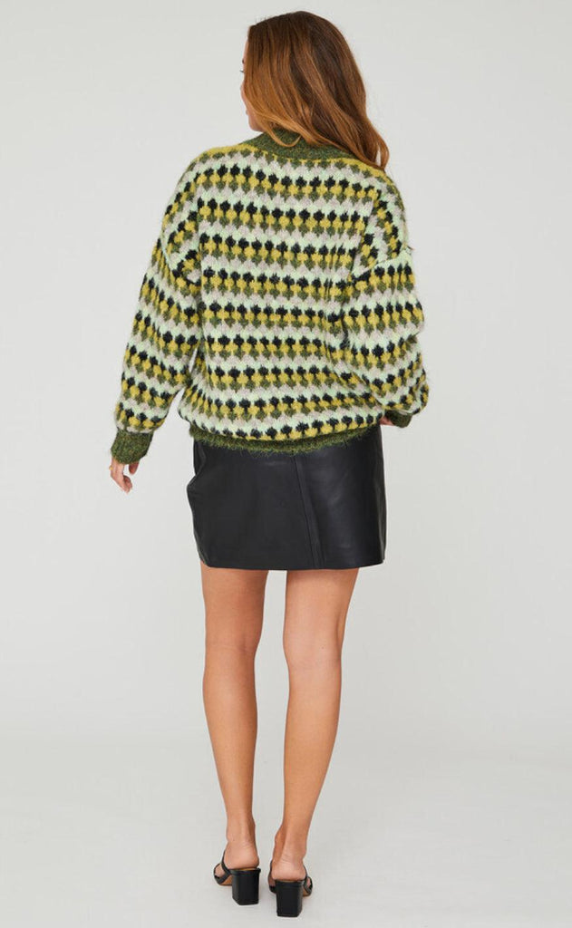 A-View Pullover - Patrisia - Green/Sand