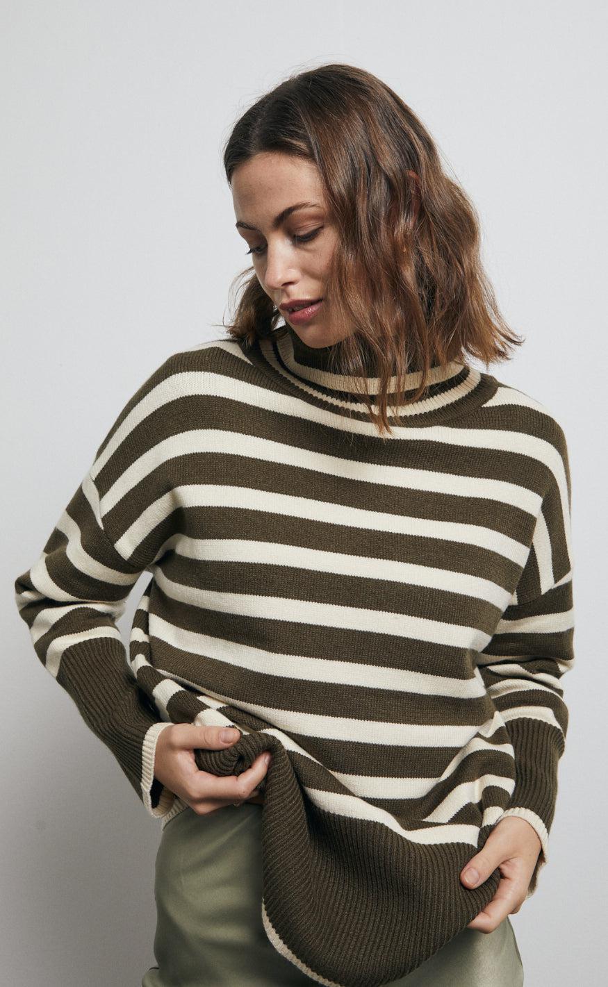 A-View Strik - Alvena - Green/Off White