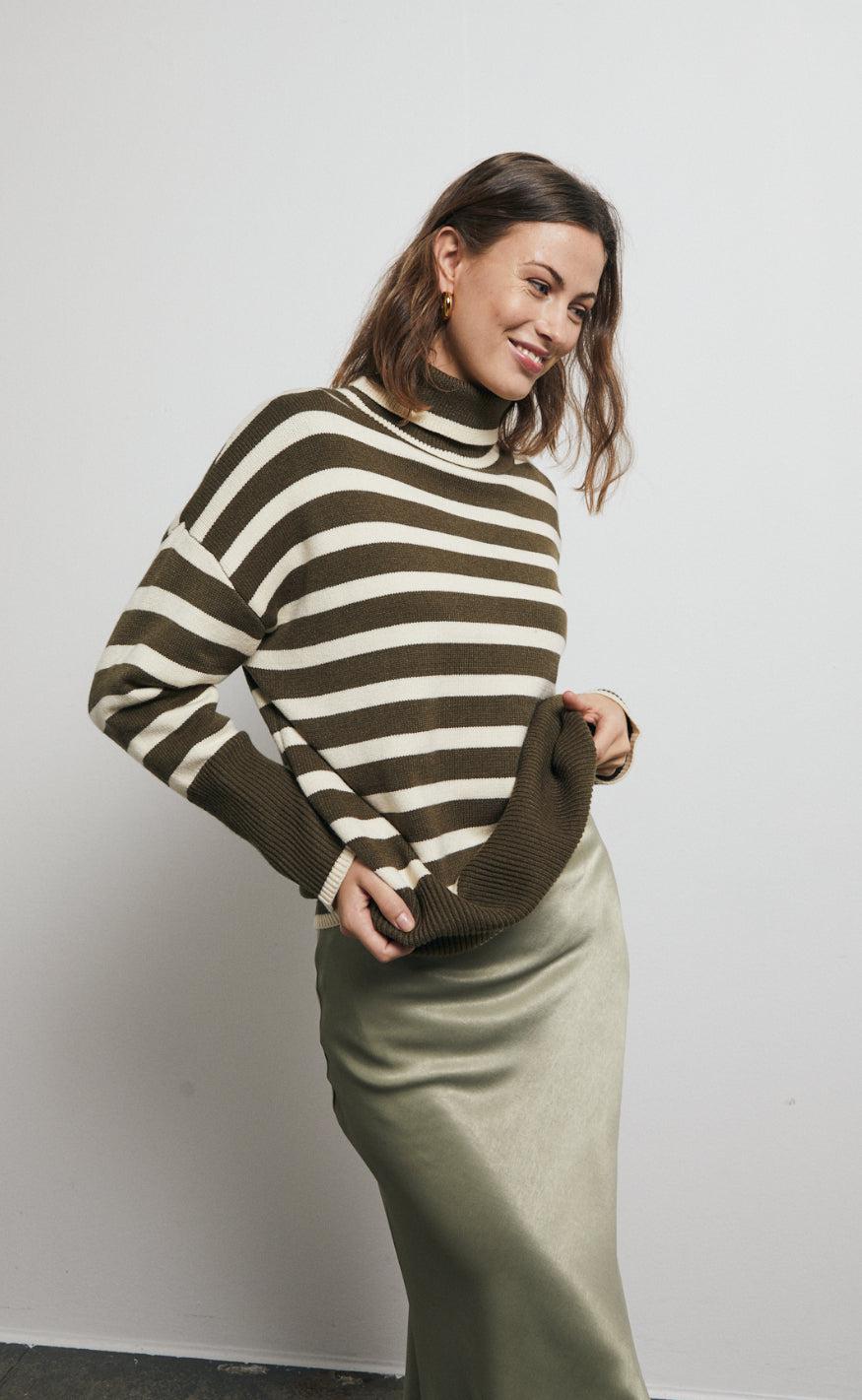 A-View Strik - Alvena - Green/Off White