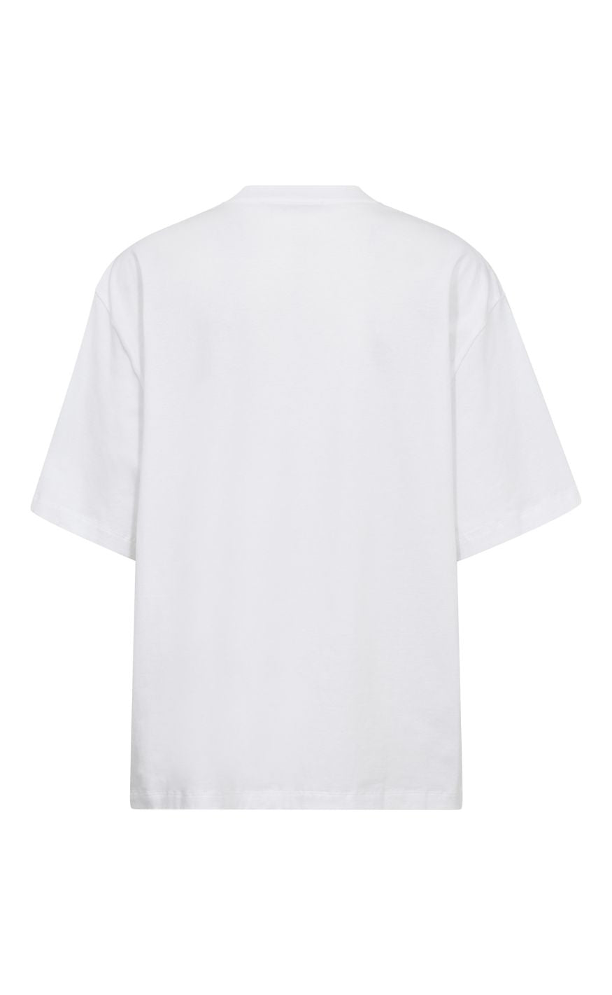 A-View T-Shirt - Best Fluschia - White/Green