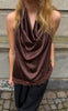 A-View Top - Katti Asymetric - Dark Brown