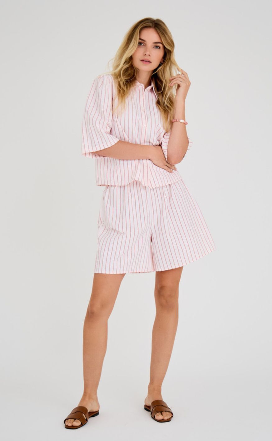 A-View shorts - Kirstine - Rose/Red