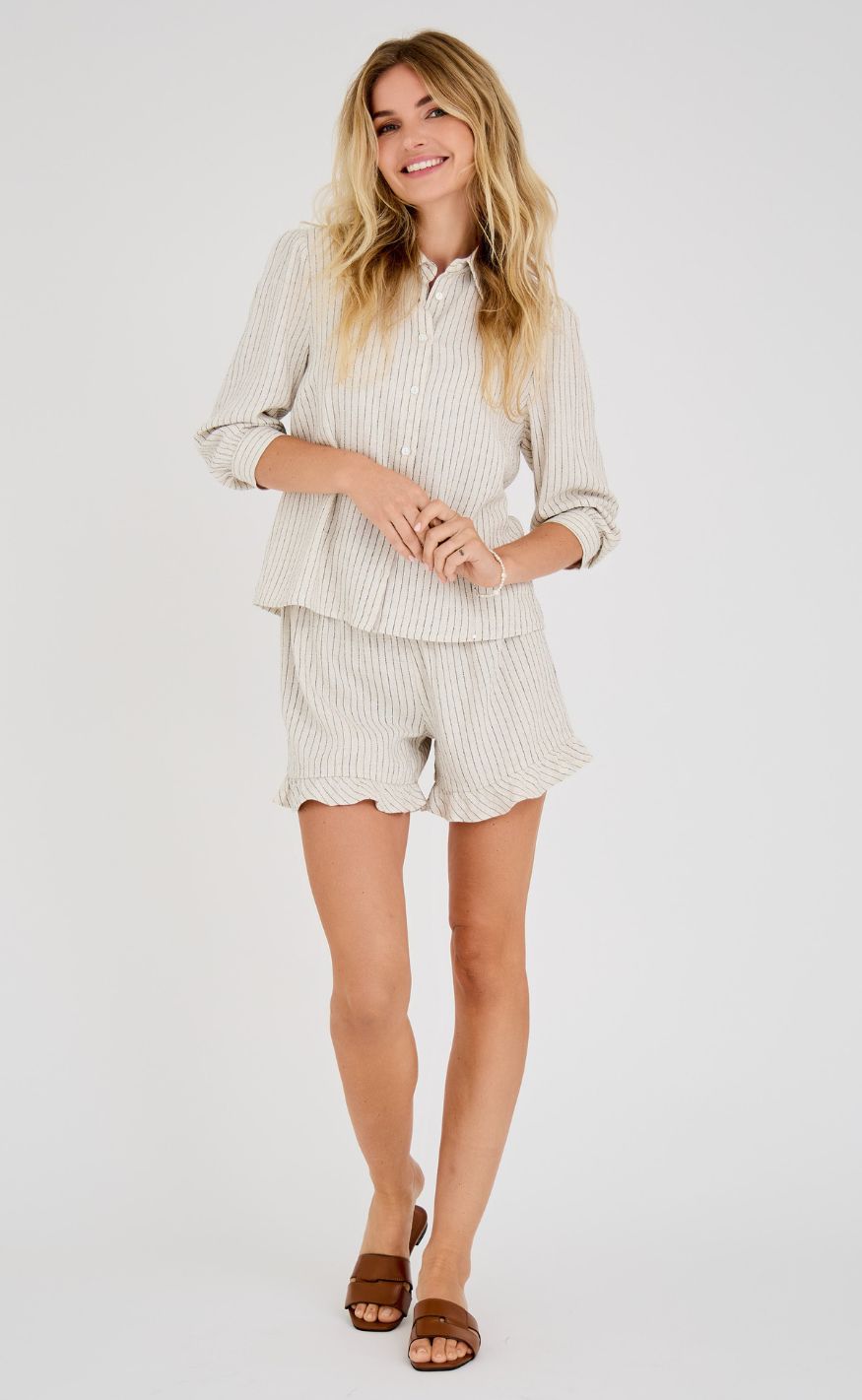 A-View shorts - Martha - Sand/Black