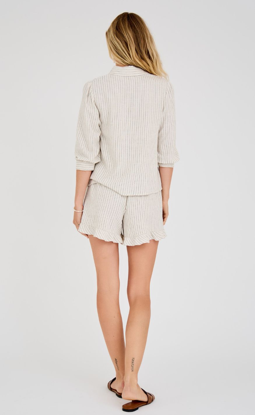 A-View shorts - Martha - Sand/Black