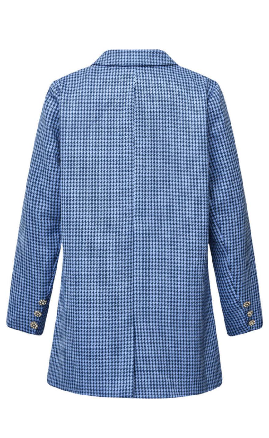 A-view Blazer - Annali Pepita - Blue