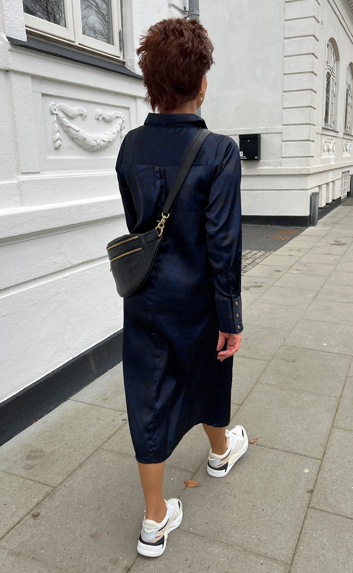 *AKTIVER IKKE* - Say INA Copenhagen Kjole - Maria - Midnight Leopard