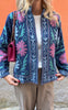 Say INA Copenhagen Jakke - Abella - Dark Blue W. Blueish Embroidery