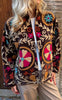 Say INA Copenhagen Jakke - Abella - Dark Brown W. Embroidery