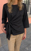Say INA Copenhagen Bluse - Alina Tie - Black