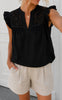 Say INA Copenhagen Top - Alma - Black