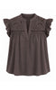 Say INA Copenhagen Top - Alma - Dark Brown