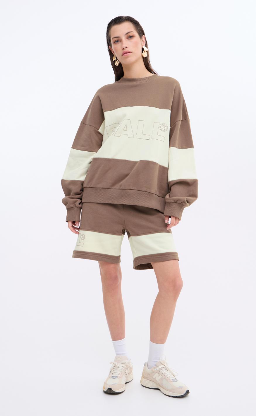 BALL Original Crewneck - Summer Chain - Wood Brown