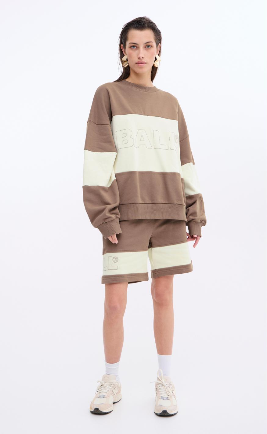 BALL Original Crewneck - Summer Chain - Wood Brown
