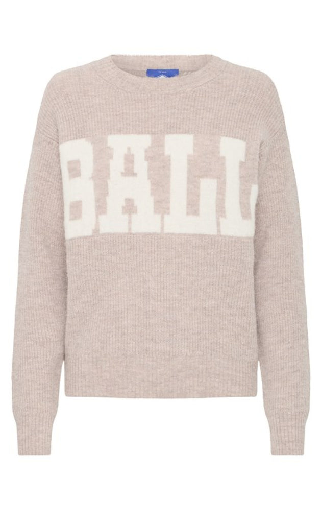 BALL Original Striktrøje - Stacy - Gray Morn Melange