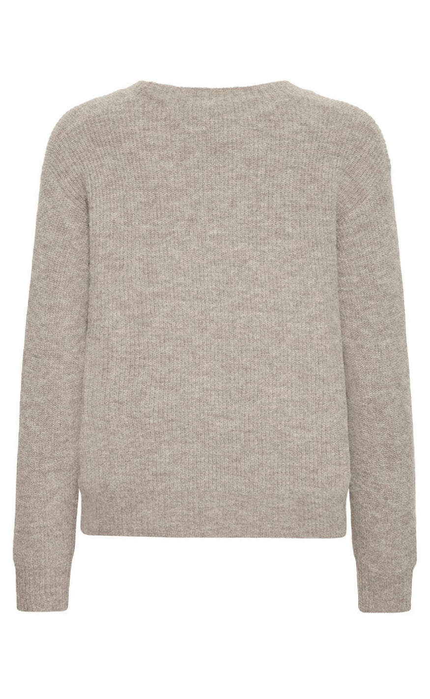 BALL Original Striktrøje - Stacy Logo - Vintage Khaki