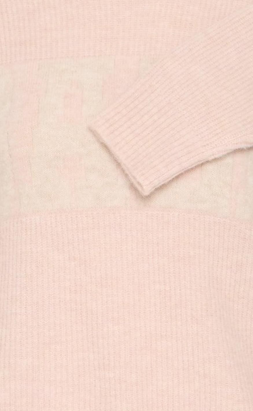 BALL Original Striktrøje - Stacy - Mauve Chalk Melange