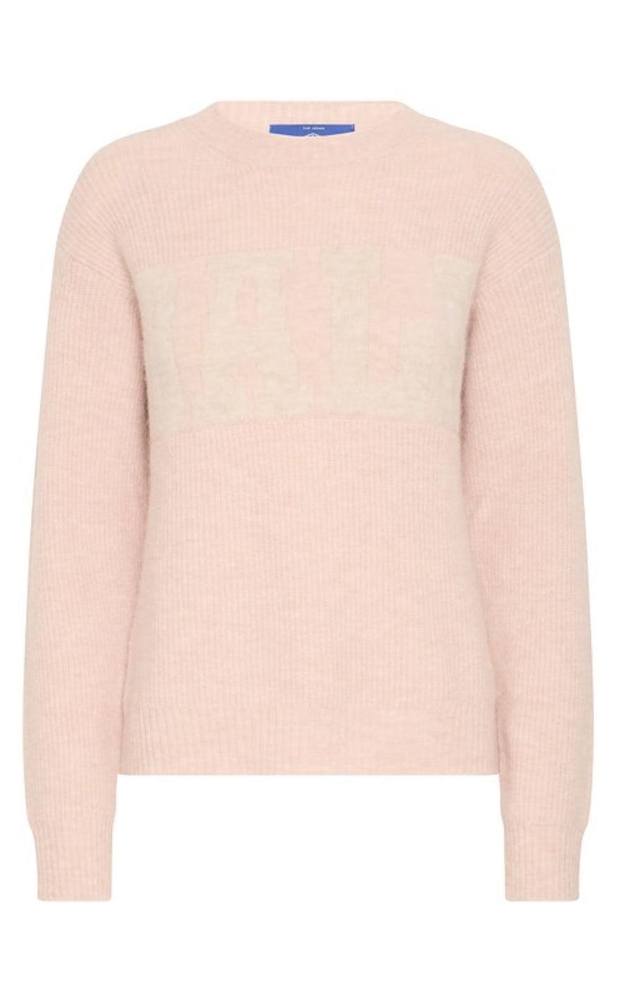 BALL Original Striktrøje - Stacy - Mauve Chalk Melange