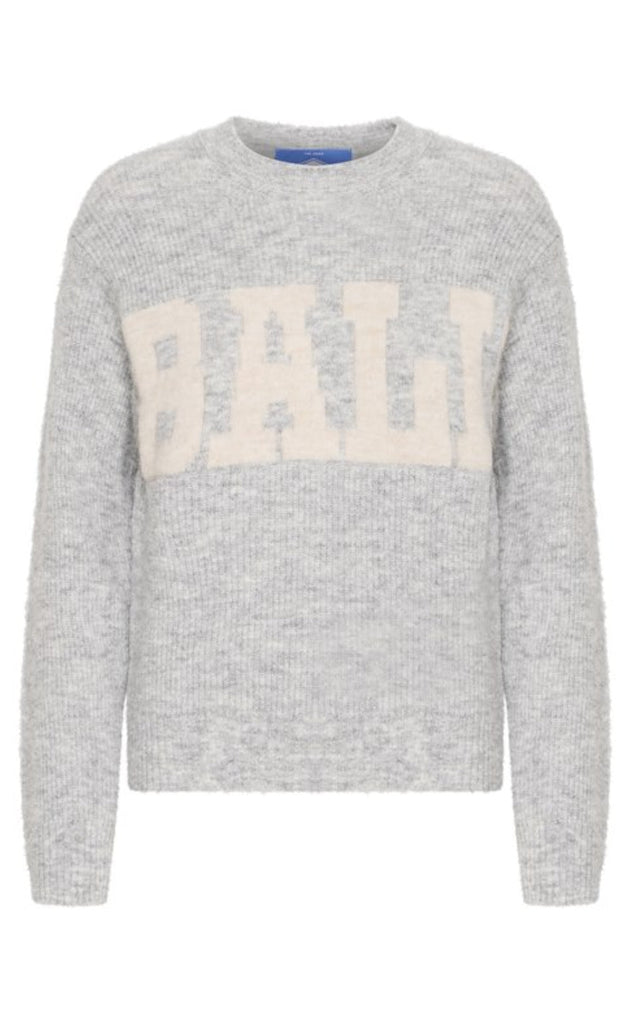 BALL Original Striktrøje - Stacy - Medium Grey Melange