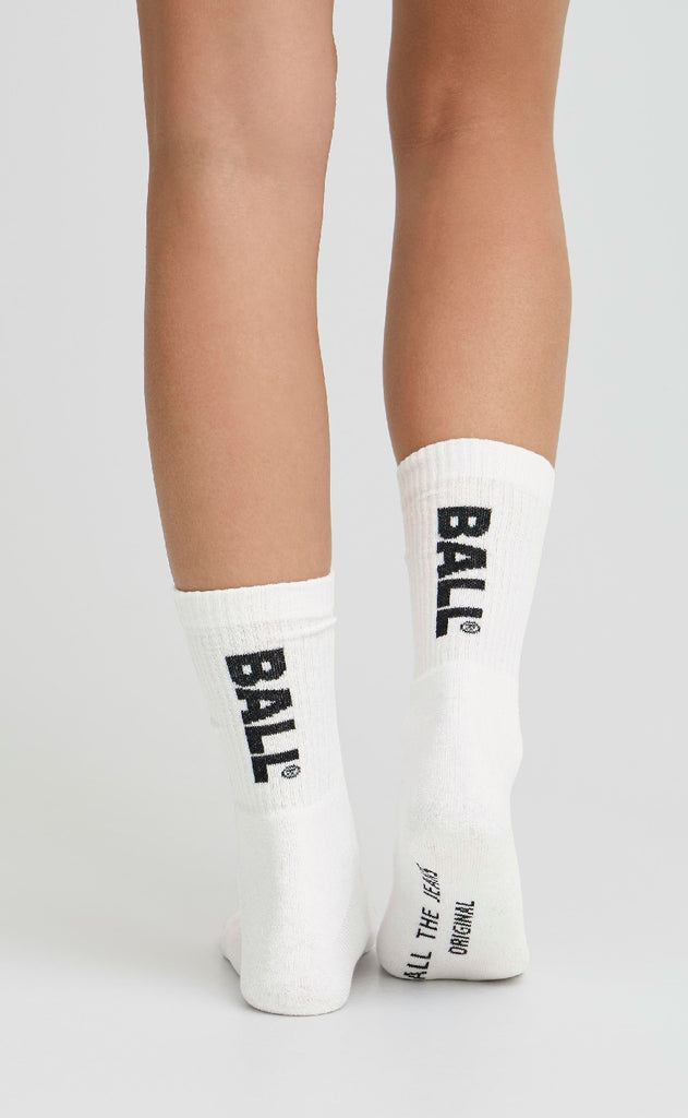 BALL Original Strømper - 3 Pack Dibase - White/Black