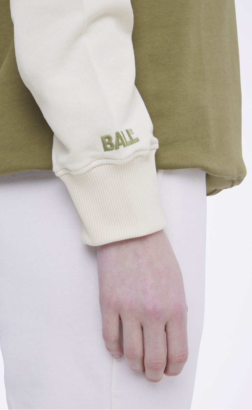 BALL Original Sweatshirt - Brown - Green Olive