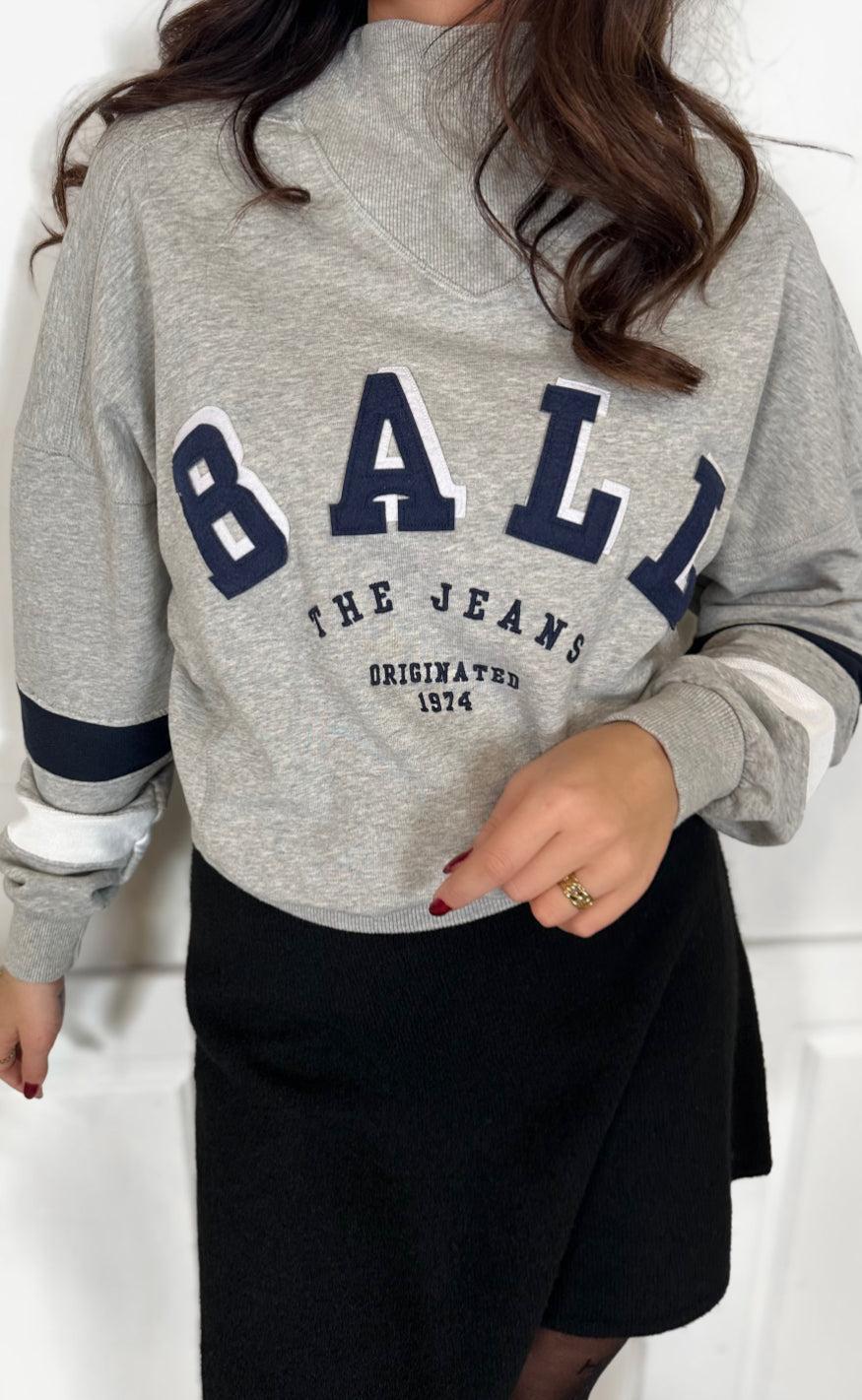 BALL Original Sweatshirt - Fossati - Medium Grey Melange