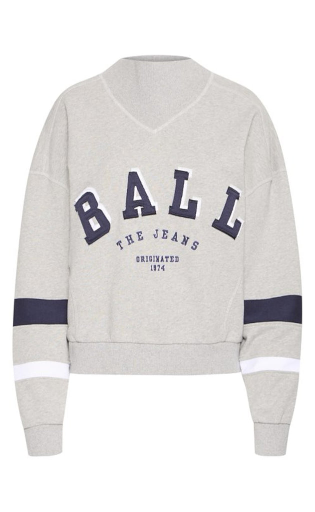 BALL Original Sweatshirt - Fossati - Medium Grey Melange