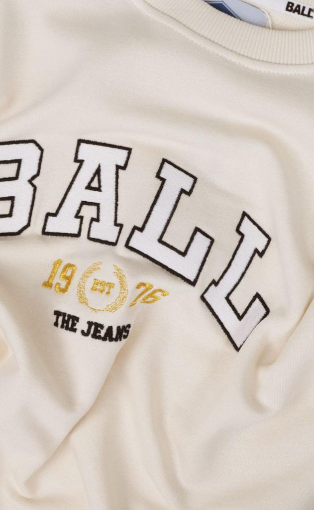 BALL Original Sweatshirt - L. Taylor - Off White