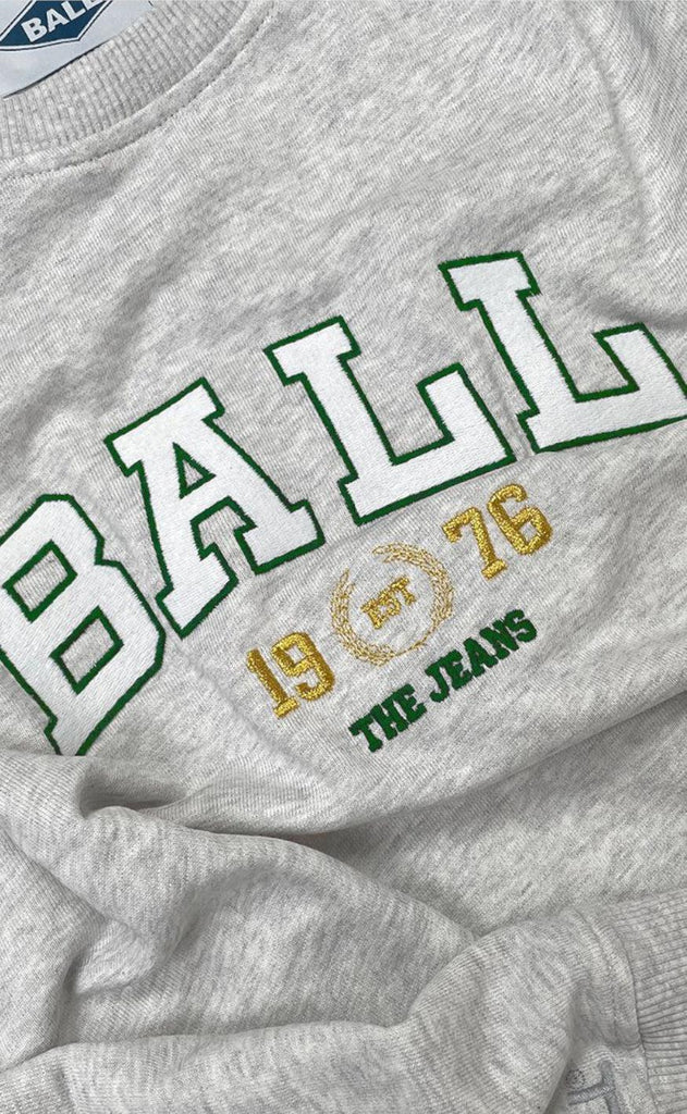 BALL Original Sweatshirt - L. Taylor - White Melange