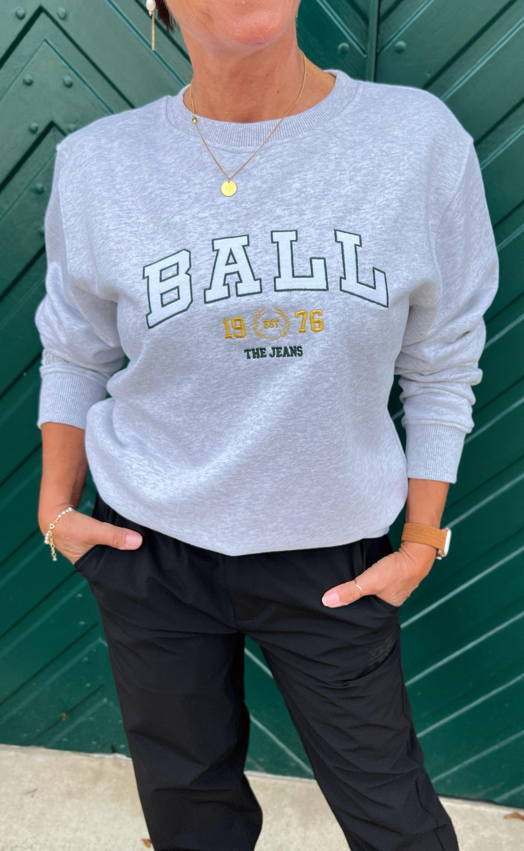 BALL Original Sweatshirt - L. Taylor - White Melange