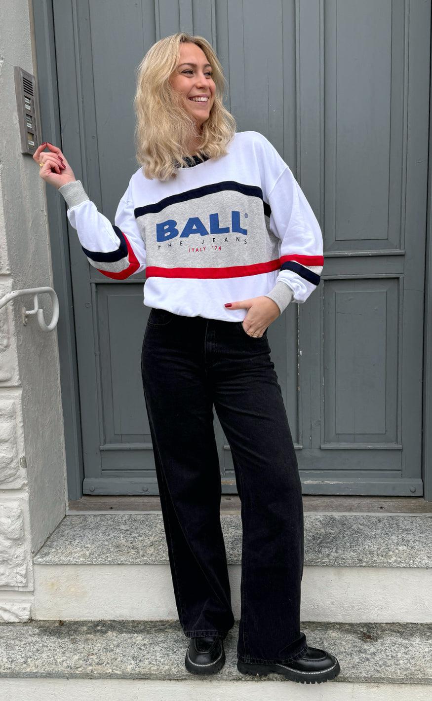 BALL Original Sweatshirt - Luca - Medium Grey Melange
