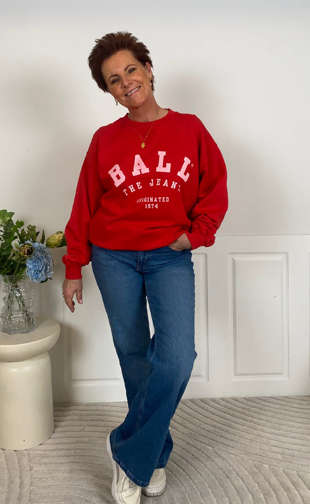 BALL Original Sweatshirt - Maldini - Chinese Red