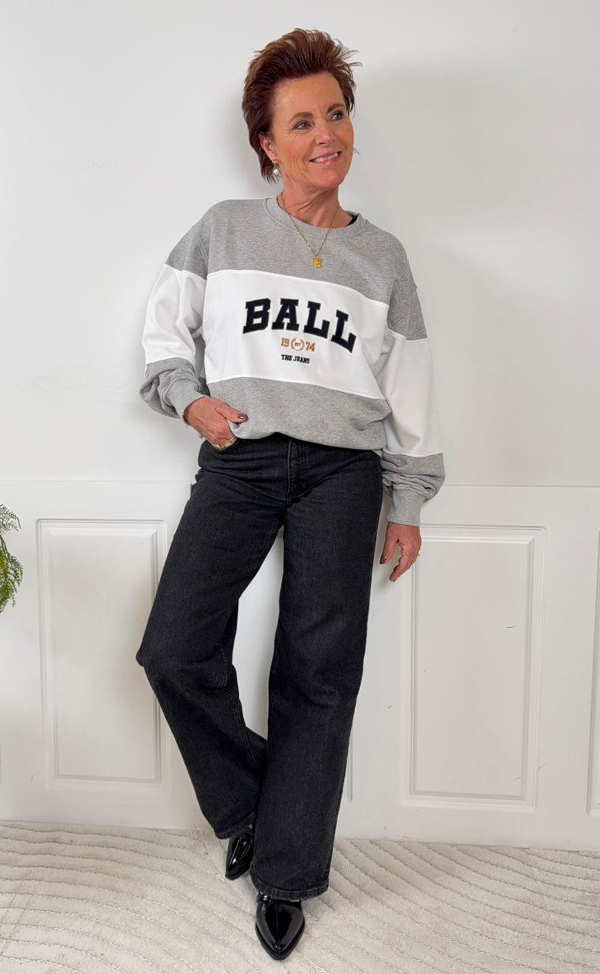 BALL Original Sweatshirt - Montana - Medium Grey Melange
