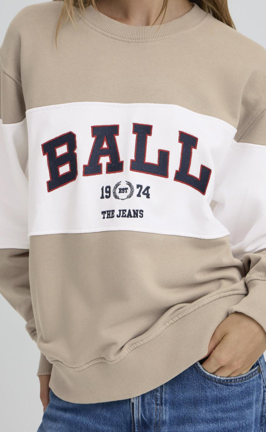 BALL Original Sweatshirt - Montana - Vintage Khaki