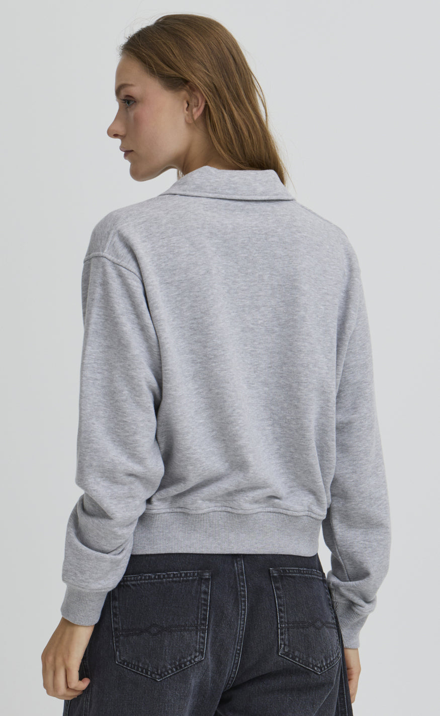 BALL Original Sweatshirt - Riva Polo - Medium Gray Melange