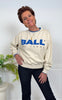 BALL Original Sweatshirt - Simona - Birch w. Olympia Blue