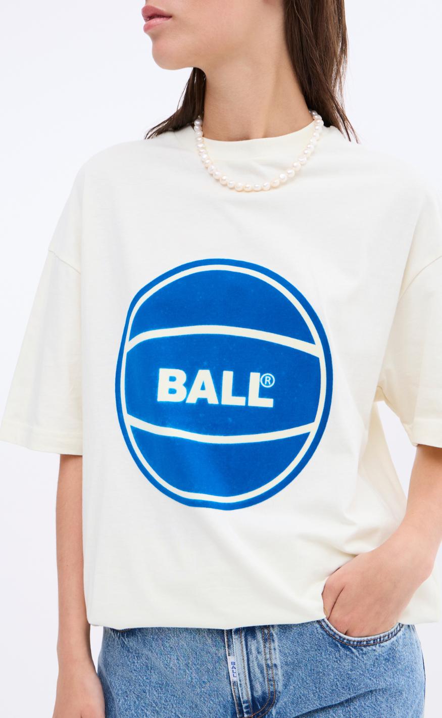BALL Original T-shirt - Circle - Off White