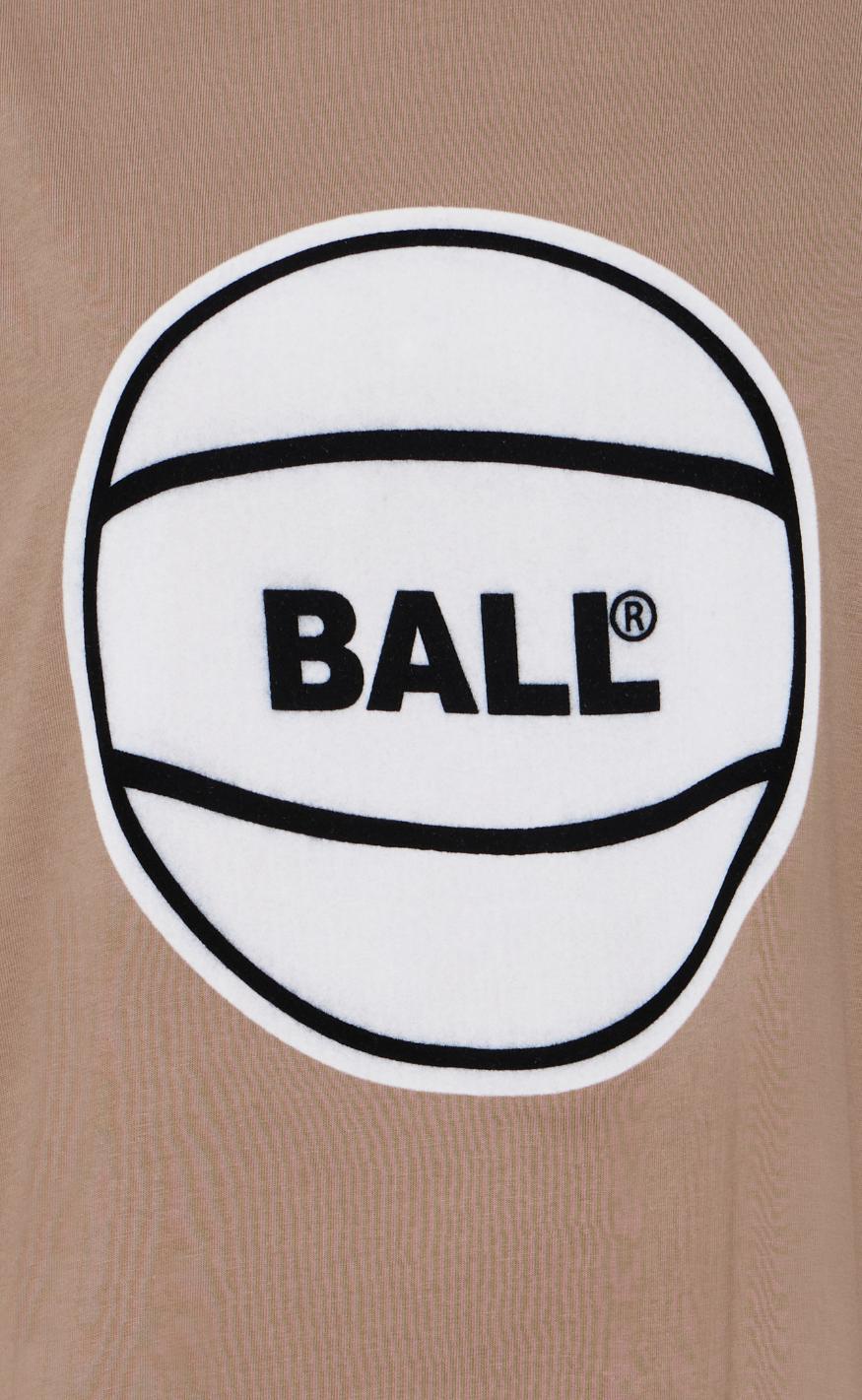 BALL Original T-shirt - Circle - Wood Brown
