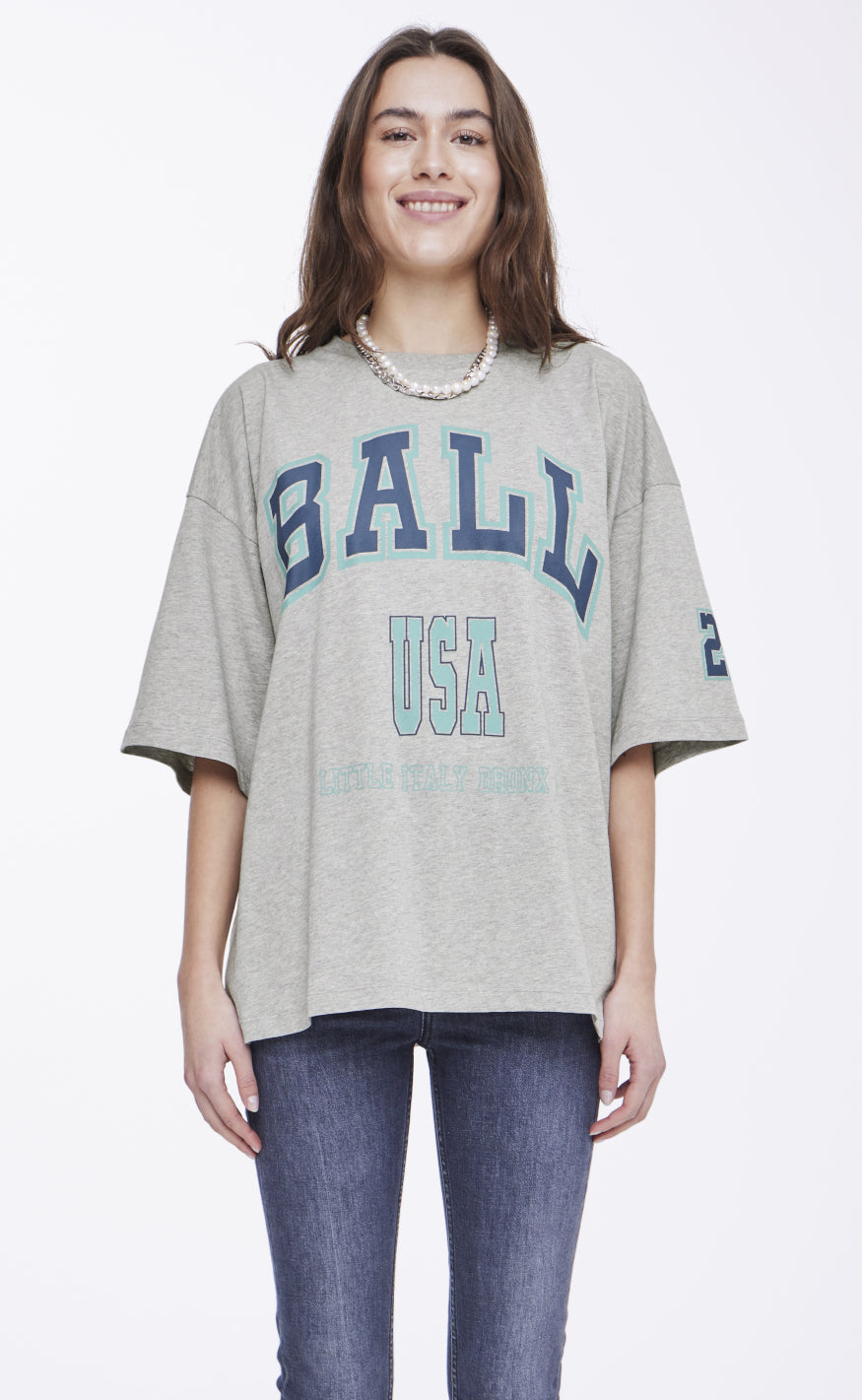 BALL Original T-shirt - D. Adams - Grey