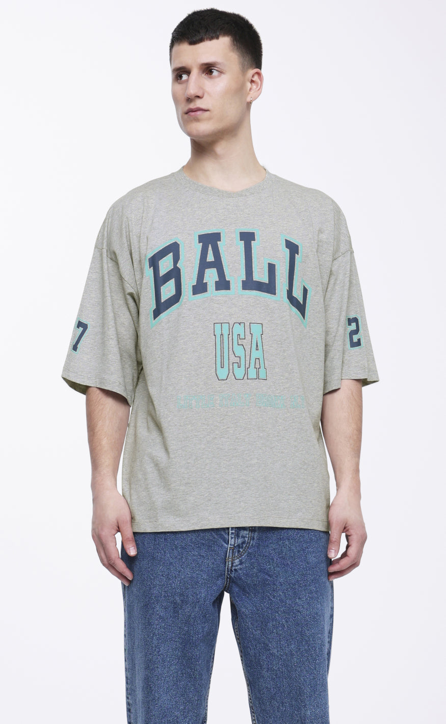 BALL Original T-shirt - D. Adams - Grey