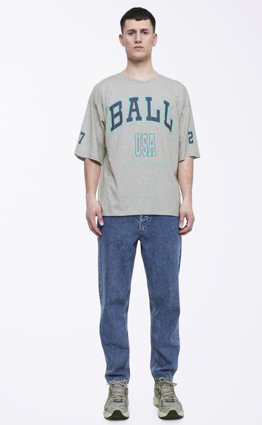 BALL Original T-shirt - D. Adams - Grey