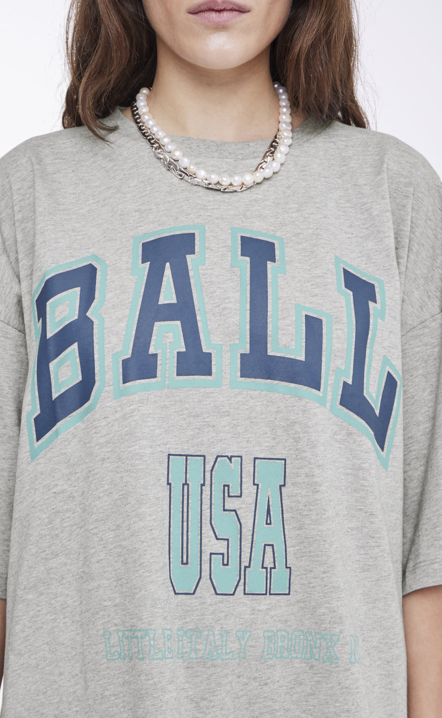 BALL Original T-shirt - D. Adams - Grey