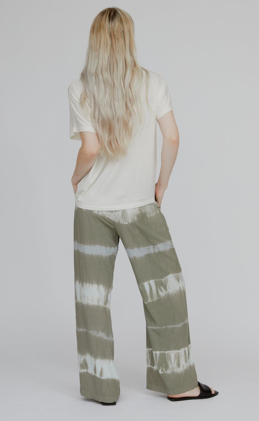 Basic Apparel Bukser - Orchid - Tie Dye Vetiver