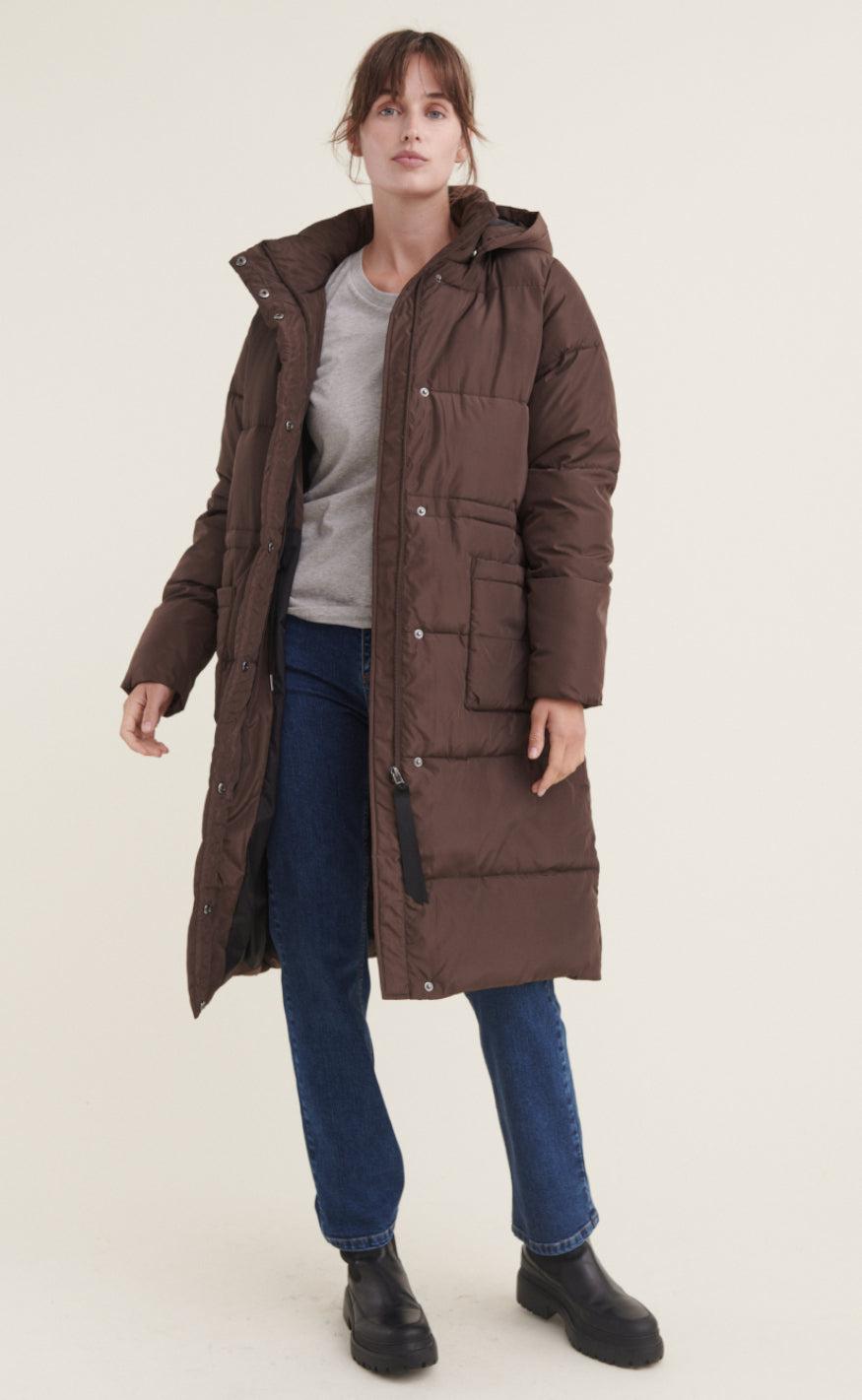 Basic Apparel Jakke - Dagmar - Chocolate