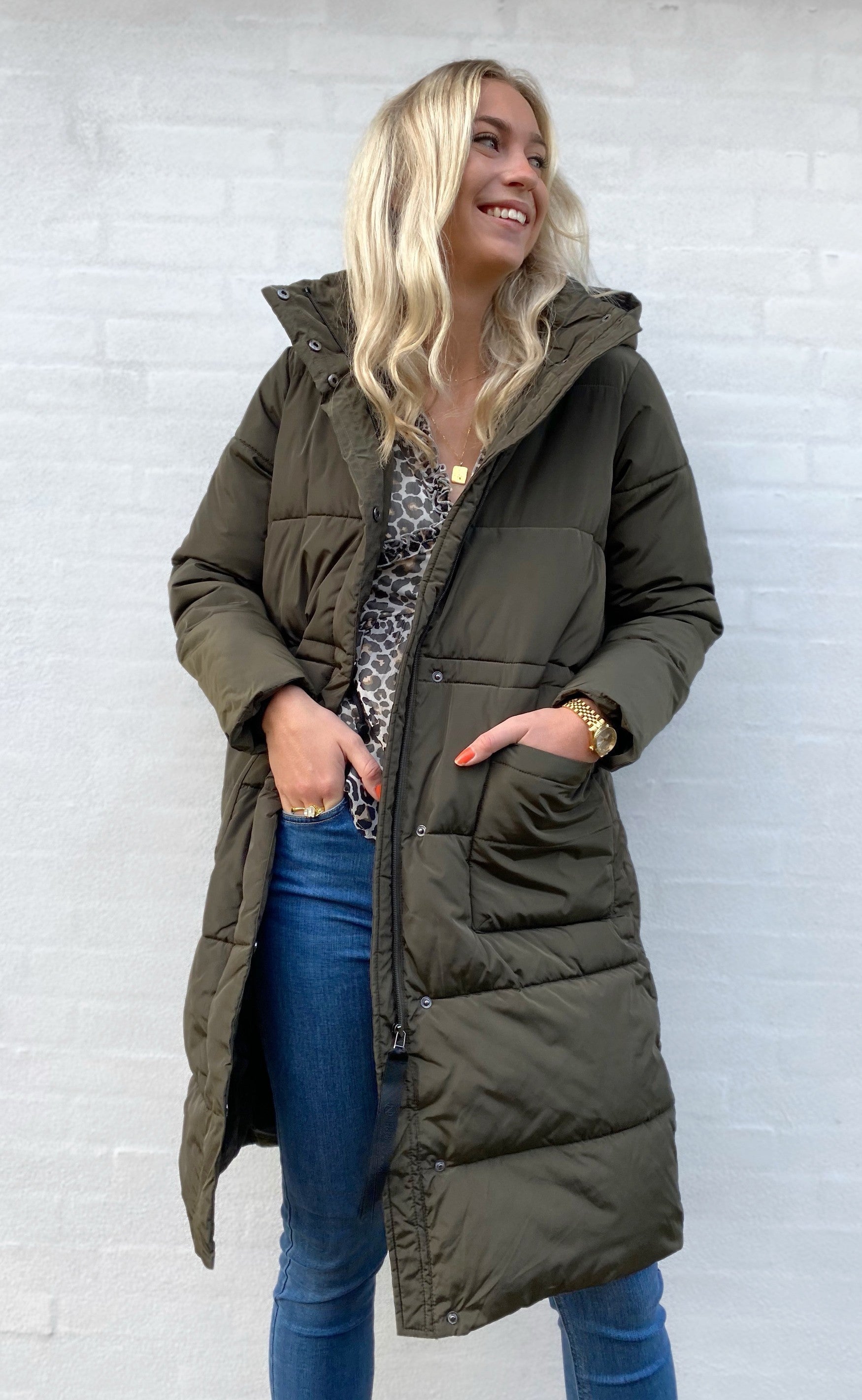 Basic Apparel Jakke - Dagmar - Dark Army