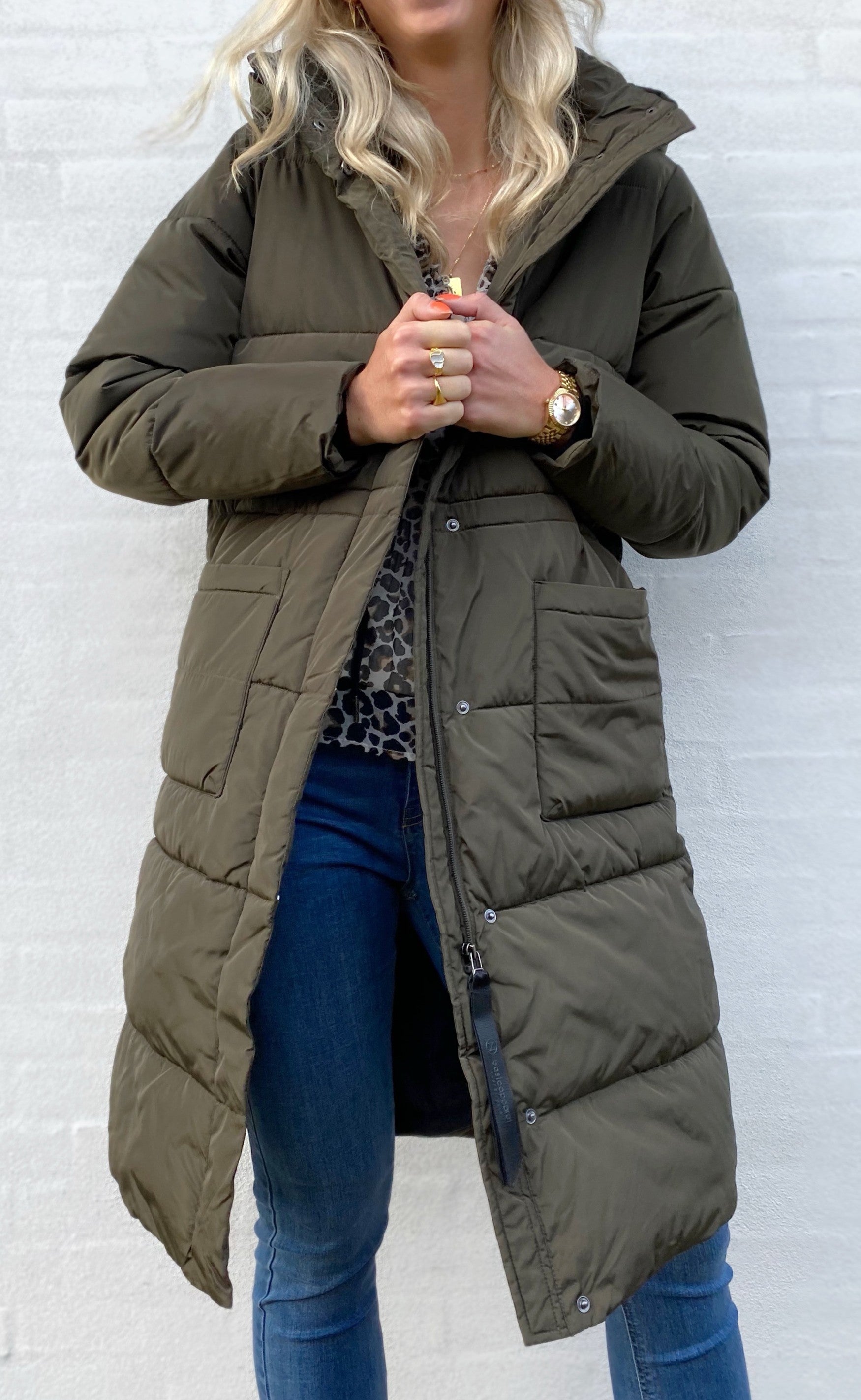 Basic Apparel Jakke - Dagmar - Dark Army