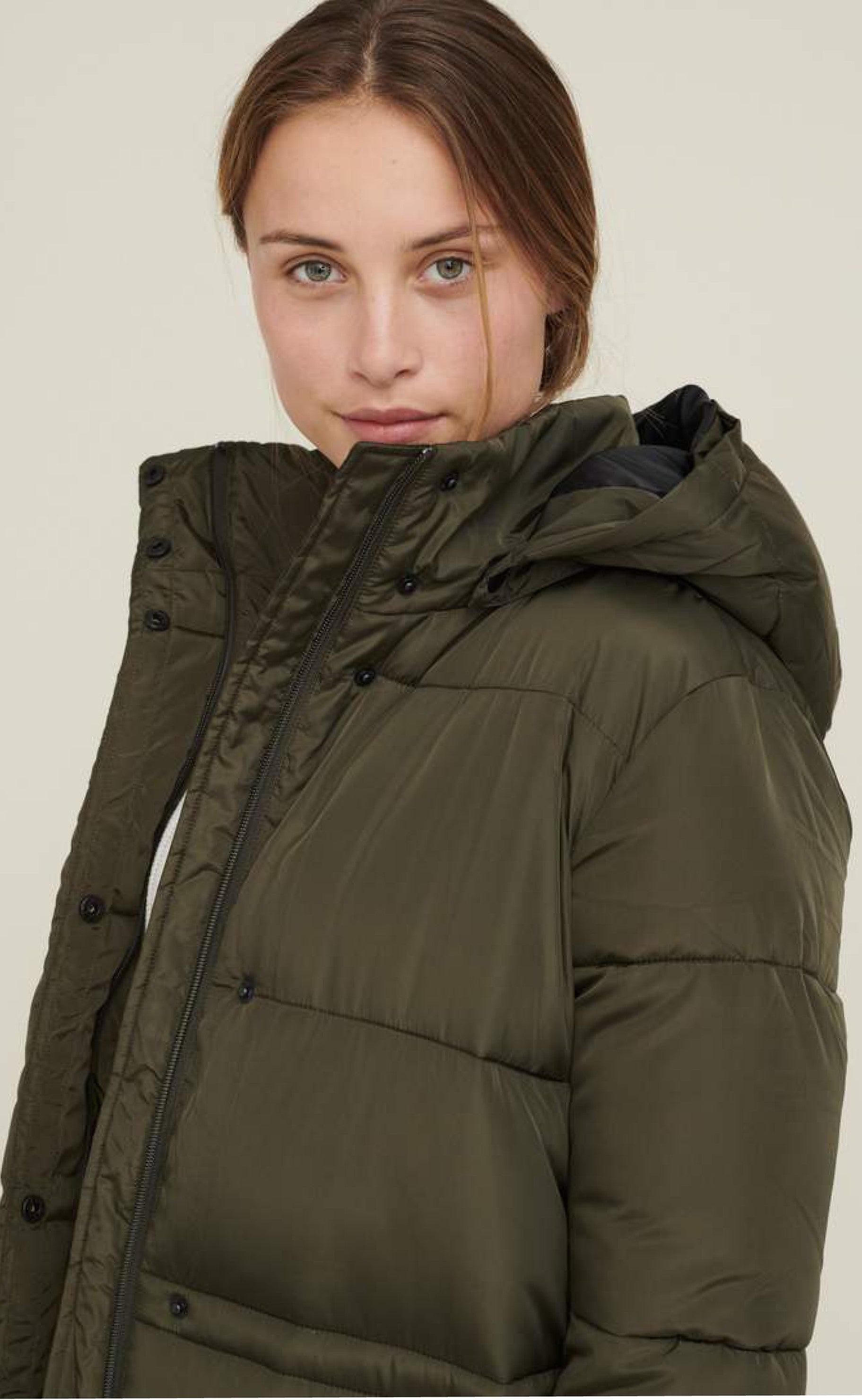 Basic Apparel Jakke - Dagmar - Dark Army