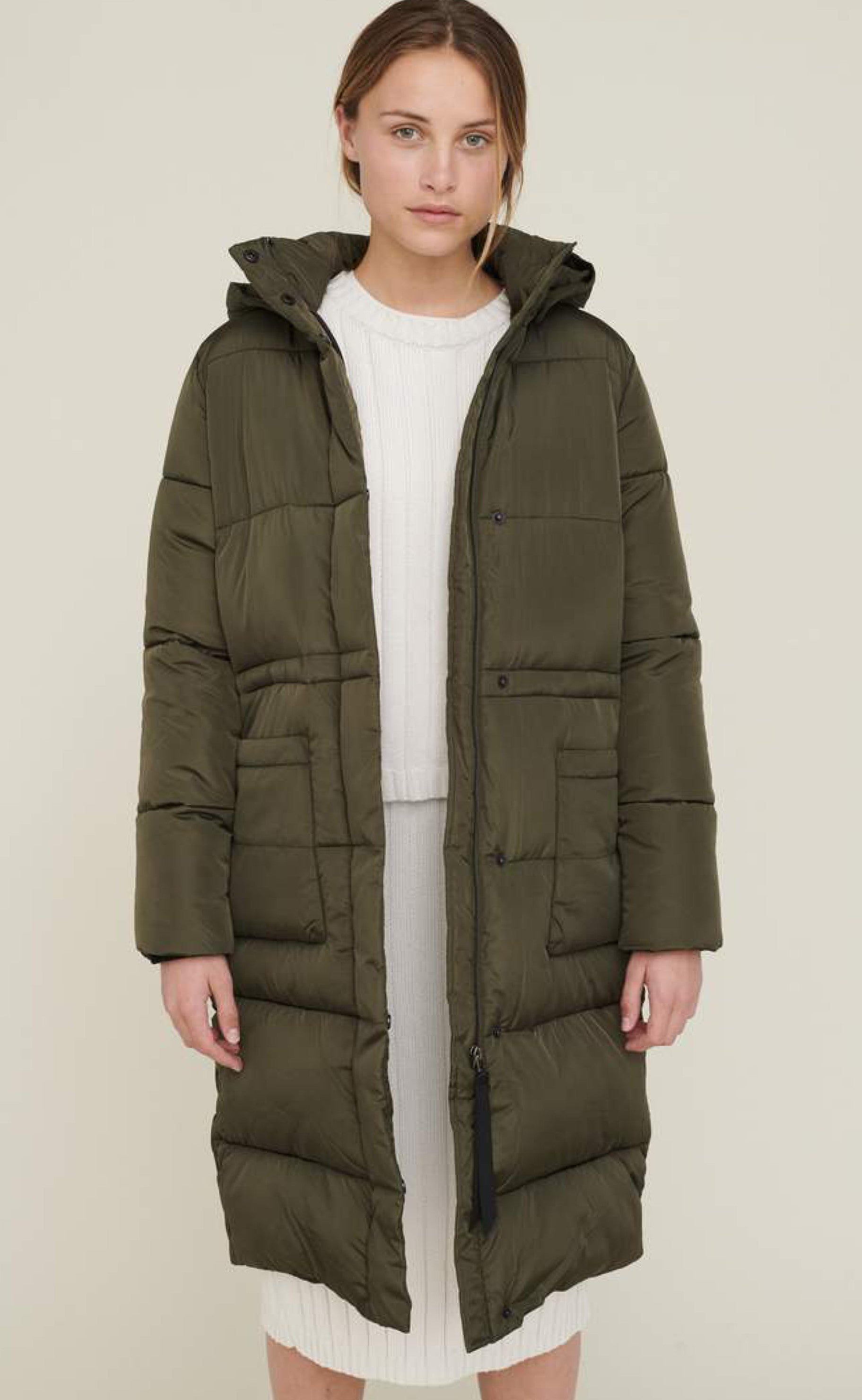 Basic Apparel Jakke - Dagmar - Dark Army