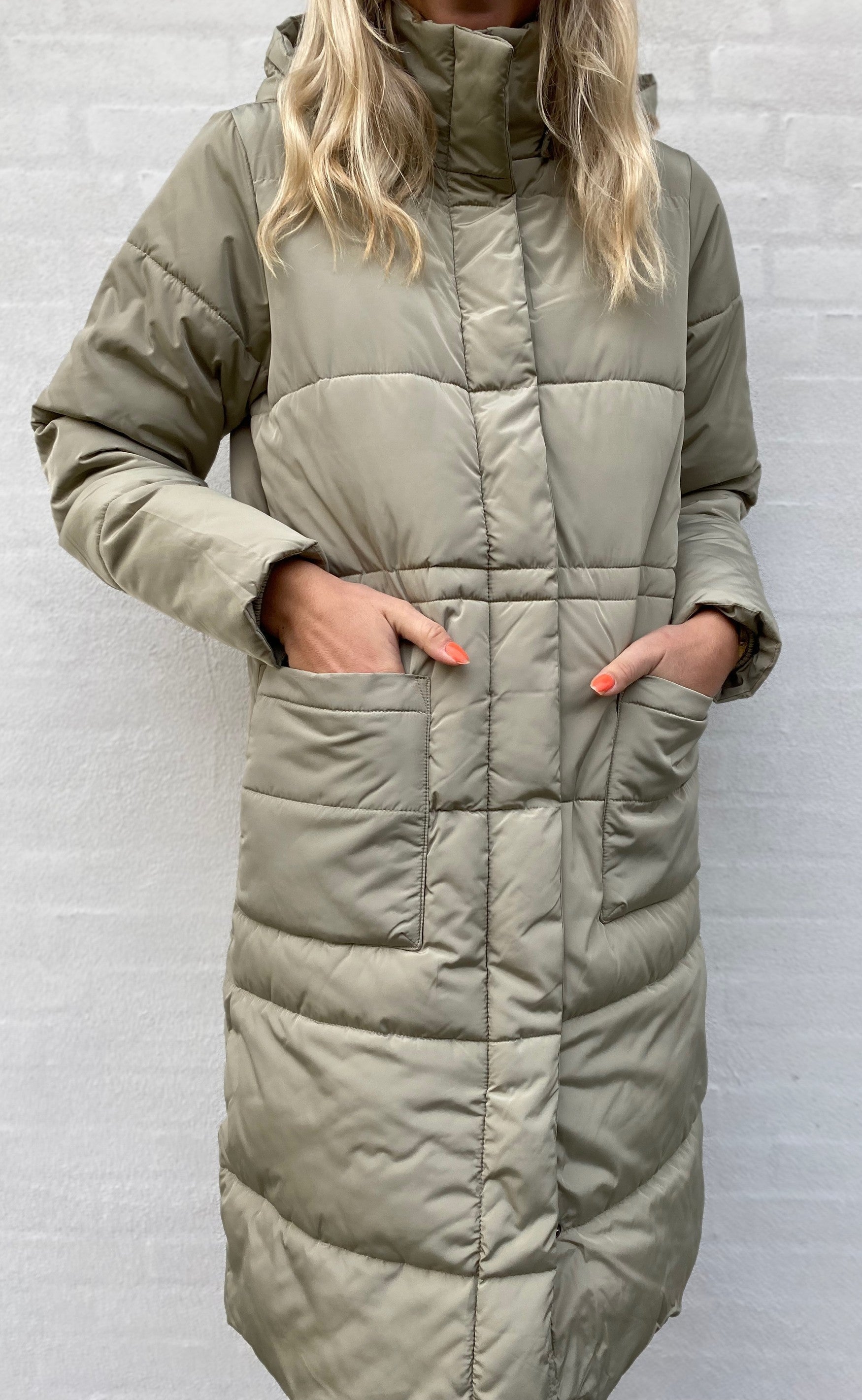 Basic Apparel Jakke - Dagmar - Moss Gray