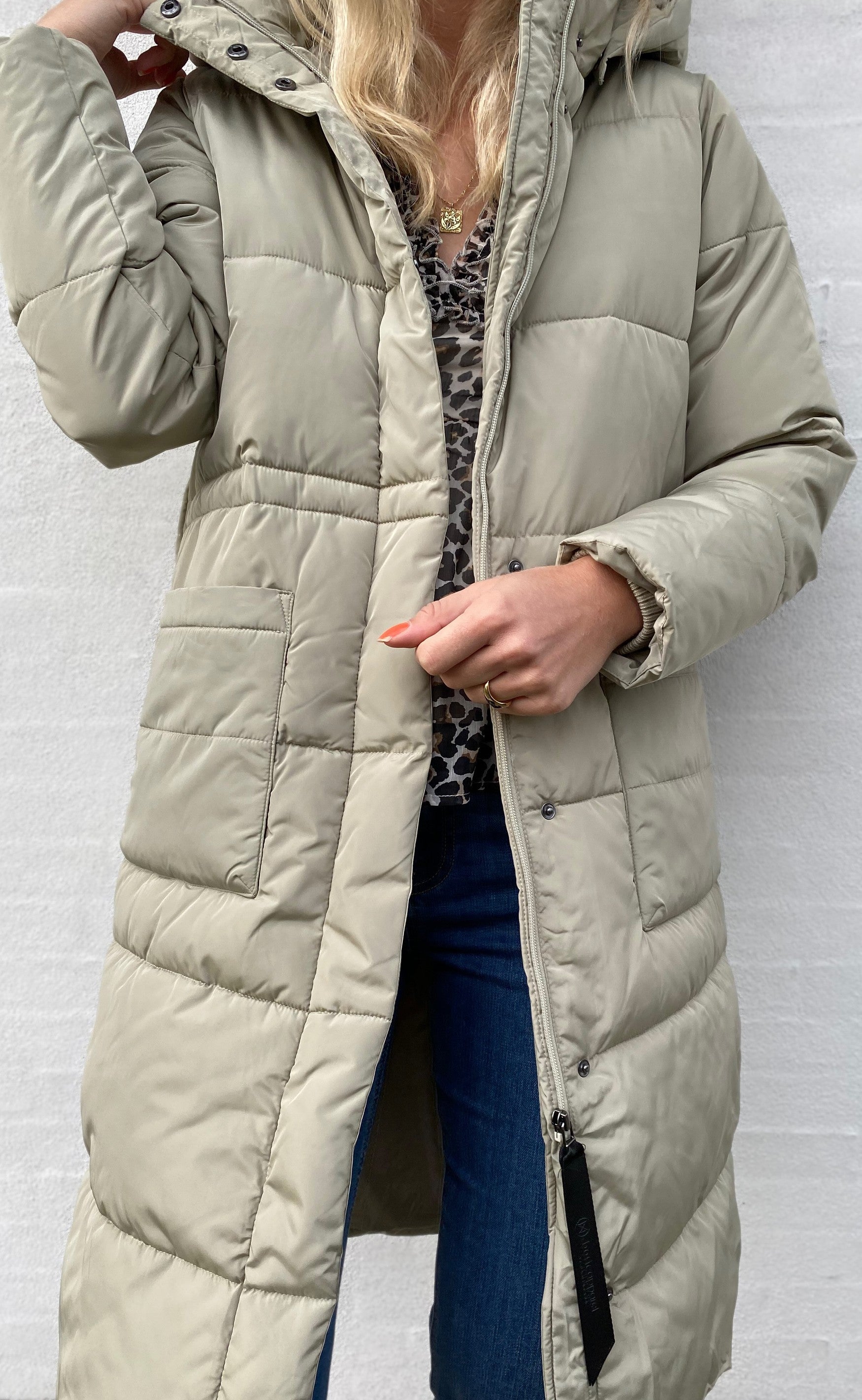 Basic Apparel Jakke - Dagmar - Moss Gray
